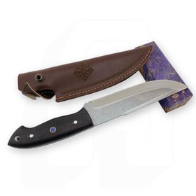 Resim Eğri Bushcraft Model Outdoor Bıçak - Siyah Endüstriyel 