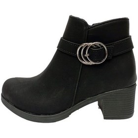 Resim Fix 6013 Yağlı Deri Trend Fashion Kadın Bot Siyah 