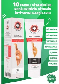 Resim Pawnacare Multi Paste Kedi Multivitamini Malt Macunu Taurin Mos Kalsiyum 