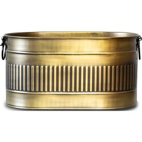 Resim Eskitme Oval Şömine Odunluk 