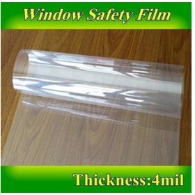 Resim Carub Güvenlik Şeffaf Cam Filmi Kırılmaz 2 Mil ( 50 Micron ) 152 Cm X 100 Cm 