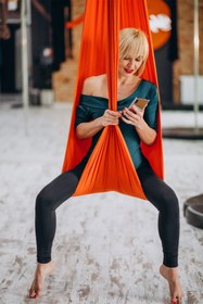 Resim Antigravity Yoga Fly Hamak - Turuncu 