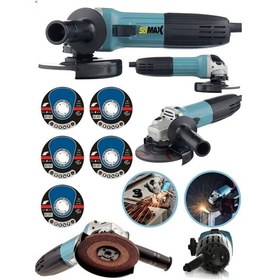 Resim Stilmax STM1330 3000 W Hybrid Motor Devir Ayarlı Taşlama Makinesi + Taşlama 5 Adet 