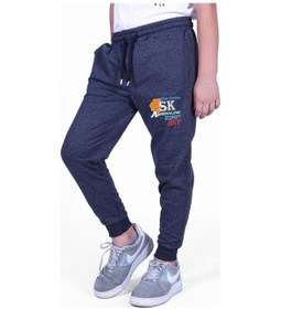 Resim Panios Kids Sk Baskılı Erkek Çocuk Beli Lastik Detaylı Bağlamalı Eşofman Altı Füme 