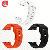 Resim Gaojunshop01 İwatch Ultra Spor Bant 49mm 45mm 44mm 46mm 42mm Su Geçirmez Esnek Nefes Alabilir Kordon 