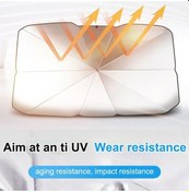 Resim Ulzyvf Uv Koruyucu Araç Şemsiyesi - Titanyum Kaplamalı, Isı Yalıtımlı, 8 Model Seçeneği 