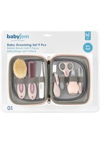 Resim Babyjem Çantalı Bebek Bakım Seti 9 Parça Pembe 