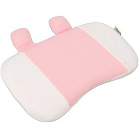 Resim Moveevo 0-6 Yaş Bebek Dikme Boyun Koruyucu Yastık - Nefes Alabilir Hafıza Köpük - Ergonomik Form - Tüm Mevsimler İçin 37x22cm 