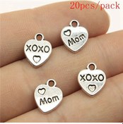 Resim Wecharms El Yapımı Kalp Charms Takı Kiti - Dıy Kolye Aksesuarları Açık Sarı Renk 