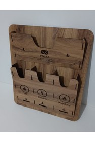 Resim CANLI TAHTAM Ahşap Dekoratif Posta Kutusu 