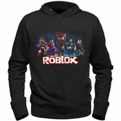 Resim Alfa Tshirt Roblox Çocuk Siyah Sweatshirt 