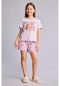 Resim Defacto Regular Fıt 2li Pijama Takımı Kız Çocuk H8359a826smpn256 Pembe-pn256 