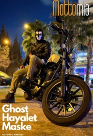 Resim Tittanium Moto Butik Ghost Maskesi - Call Of Duty Hayalet Maske Termal Kask Içi Balaklava Ve Boyunluk 