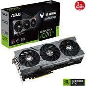 Resim Asus TUF Gaming GeForce RTX 4070 Ti TUF-RTX4070TI-12G-GAMING 12 GB 192 Bit GDDR6X DX12 Gaming Ekran Kartı Asus