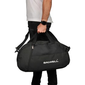 Resim BAGWELL Büyük Boy Spor Seyahat Çantası Su Geçirmez Kumaş Özelliği ile 60 cm Kapasite 