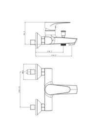 Resim Creavit Sh150 Mafsallı El Duş Seti 3f Ve Liva Banyo Bataryası Krom 