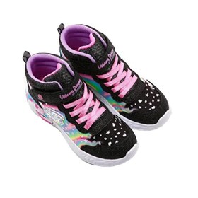 Resim Skechers Unicorn Dreams Kız Çocuk Siyah Bot 