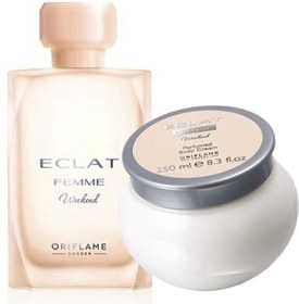 Resim Oriflame Eclat Femme Weekend Edt 50 ml Kadın Parfüm Ve Vücut Krem Seti(%100 ORJİNAL,BARKOTLU ÜRÜN) 