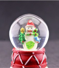 Resim Mini Boy Işıklı Yılbaşı Kar Küresi 6.5 Cm Sevgiliye Yeni Yıl Hediyesi 2023 Kardan Adam Temalı Kar Küresi 6.5 Cm Kar Küresi 