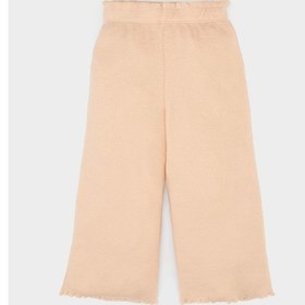 Resim DeFacto Kız Bebek Wide Leg Geniş Bol Paça Fitilli Kaşkorse Pantolon E5557A525SPBG392 Bej 