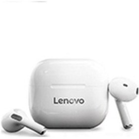 Resim Jeemson Lenovo Lp40 Tws Spor Kulaklıkları - Bluetooth 5.0, Dokunmatik Kontrol, Mikrofonlu, 230mah Şarj Kutusu, Beyaz 