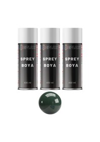 Resim 3 Adet Ral 6005 Yosun Yeşil Sprey Boya 400 Ml. 