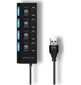 Resim Usb Çoklayıcı Concord C-852 4Port Usb Hub 2.0 