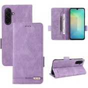 Resim Samsung Galaxy Uyumlu A26 5g İçin Tokalı Mıknatıslı Cüzdan Standlı Kartlık Kapak 