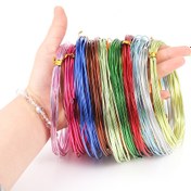 Resim 10m/Rol Yumuşak Anodize Metal Alüminyum Tel - Çok Yönlü Boyalı El Yapımı El Sanatları Tel DIY Küpeler, Takı Yapımı, Çiçek Düzenlemeleri ve El Sanatları Projeleri için - Dayanıklı, Esnek ve Kullanımı Kolay, El Sanatları Tel, Takı Yapımı Malzemeleri, Dekoratif Tel, Pürüzsüz Bitiş Tel, Takı Tel, Amigurumi Tel, El Sanatları Tel, Yeşil Tel, Yeşil Galvanize Tel Mm, Yaratıcılık Tel 