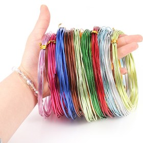 Resim 10m/Rol Yumuşak Anodize Metal Alüminyum Tel - Çok Yönlü Boyalı El Yapımı El Sanatları Tel DIY Küpeler, Takı Yapımı, Çiçek Düzenlemeleri ve El Sanatları Projeleri için - Dayanıklı, Esnek ve Kullanımı Kolay, El Sanatları Tel, Takı Yapımı Malzemeleri, Dekoratif Tel, Pürüzsüz Bitiş Tel, Takı Tel, Amigurumi Tel, El Sanatları Tel, Yeşil Tel, Yeşil Galvanize Tel Mm, Yaratıcılık Tel 