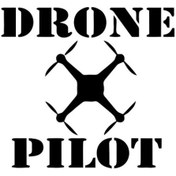 Resim Dron Pilot Logo Sticker 40 X 52 Cm 