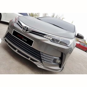 Resim Genel Markalar Toyota Corolla E170 Elite Ön Lip Piona Black 2017 -2018 Uyumlu 