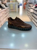 Resim Hacıoğlu Ayakkabı Voyager Erkek Sneakers Kahverengi Deri Ayakkabı 