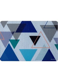 Resim Apple Uyumlu MacBook Air M1 Kılıf 13 İnç Tangram01nl 13.3" M1 Air A2337 A2179 A1932 İle Lacivert Mavi 