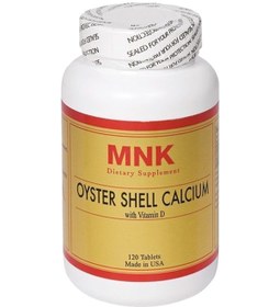 Resim Mnk Oyster Shell Calcium With Vitamin D 120 Tablet 