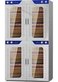 Resim Dalle Ss-96j Paslanmaz Çelik Gıda Kurutma Makinesi 96 Tepsi 
