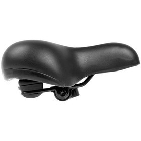 Resim Bike And Art Süper Yumuşak Ekstra Konforlu Geniş Bisiklet Koltuğu Siyah 