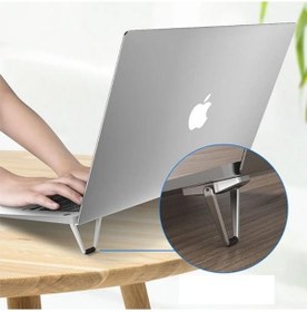 Resim Coofbe Mini Laptop Standı Masaüstü Laptop Tutucu Laptop Standı Portatif Yapışkanlı Laptop Standı Set 