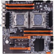 Resim Turbox ZX_DU99D4 X99 Sata.M2 Ddr4 2800MHz Usb 3.0 G.Lan 2011-v3 Çift İşlemcili Anakart 