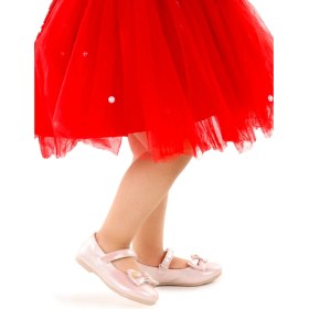 Resim Kiko Kids Cırtlı Fiyonklu Kız Çocuk Babet Ayakkabı Ege 201 Vakko 