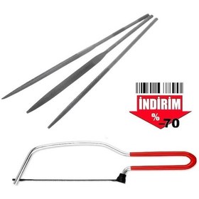 Resim Kıl Testere ve Mini Hassas Eğe Seti Ege Takımı Yüksek Çelik Eye Y 