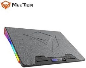 Resim Meetion | CP5050 | Siyah | Laptop Soğutucu Stand | RGB Aydınlatmalı | Geniş Yüzey 