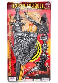 Resim 3'in 1 Oyuncak Ertuğrul Kılıç Kalkan Ok Yay Seti 