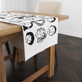 Resim Emotions Doodle Runner Örtü 