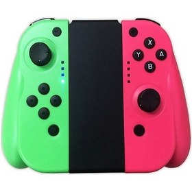 Resim Switch Joy-con İçin Sol Ve Sağ Kablosuz Bluetooth Oyun Denetleyicisi Gamepad Yeşil+kırmızı 