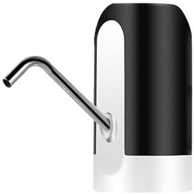 Resim Konesam Usb Şarjlı Ev Tipi Otomatik Su Pompası, 5 Galon Kapaklı Sulardan Su Çekici, Siyah Abs+silikon+304 Çelik Materyal 