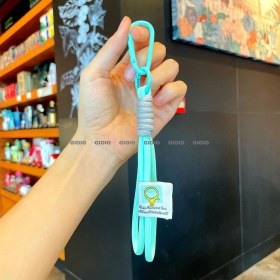 Resim Silver1 Gıoıo Yeni Sevimli Kedi Pençe Çapraz Giyinme Kurumi Bebek Araba Anahtarlık Büyük Kulak Köpek Çift Okul Çantası Hediye Anahtarlık Kolye (Yurt Dışından) 