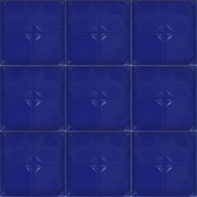 Resim Armada Çini 12,5x12,5 Cm Defakto Kobalt Seramik Karo 