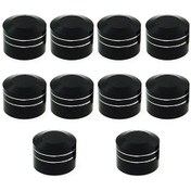 Resim Siyah 10 Parçalı Cıvata Başı Kapağı, Cnc Alüminyum 