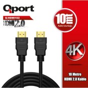 Resim QPORT Q-HDMI102 10,0m HDMI KABLO.2.0 4K 